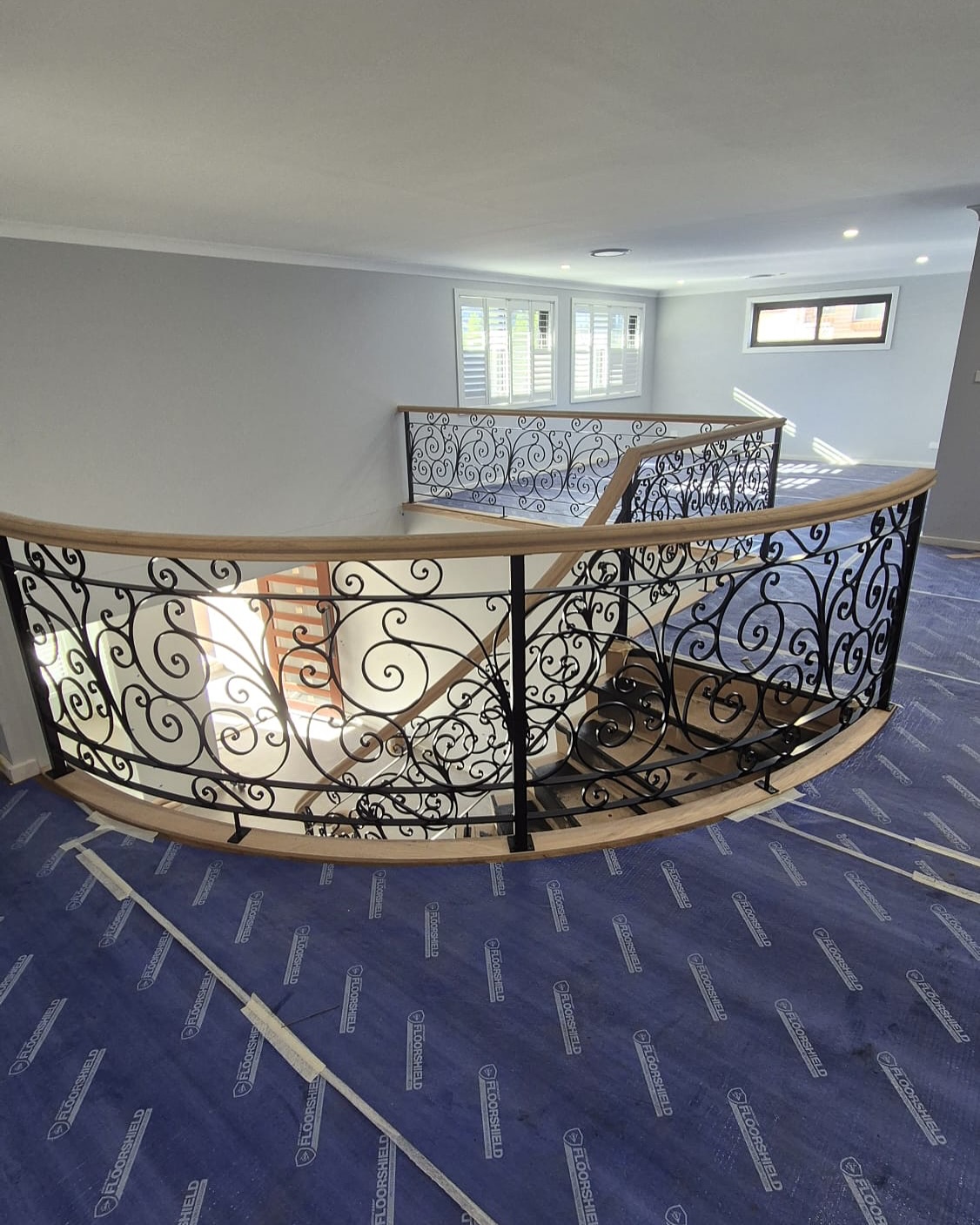 Balcony Railing Spray Painting