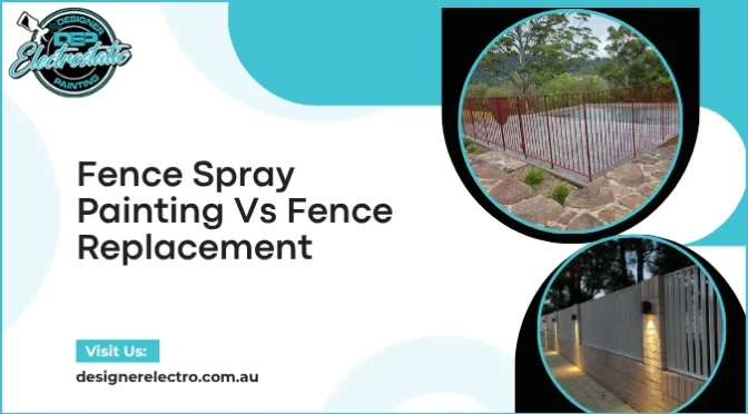 Fence Spray Painting