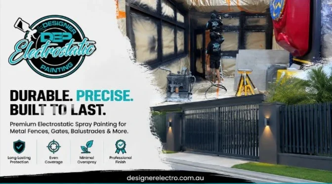 Why Electrostatic Spray Painting Is Perfect For Metal Fences And Gates?